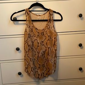 Express Snake print tank top